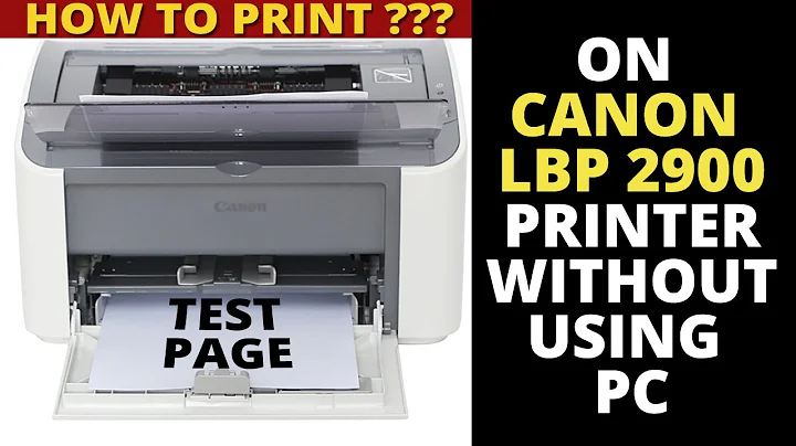 How To Do Self Auto Test Print on Canon LBP 2900 Printer in Nepali | BN Computer Butwal