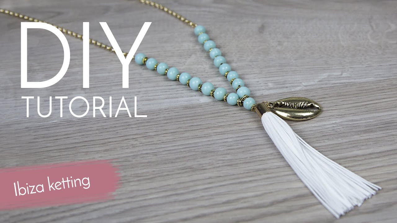 Ongekend Sieraden maken met Kralenwinkel Online - Ibiza ketting - YouTube UE-26