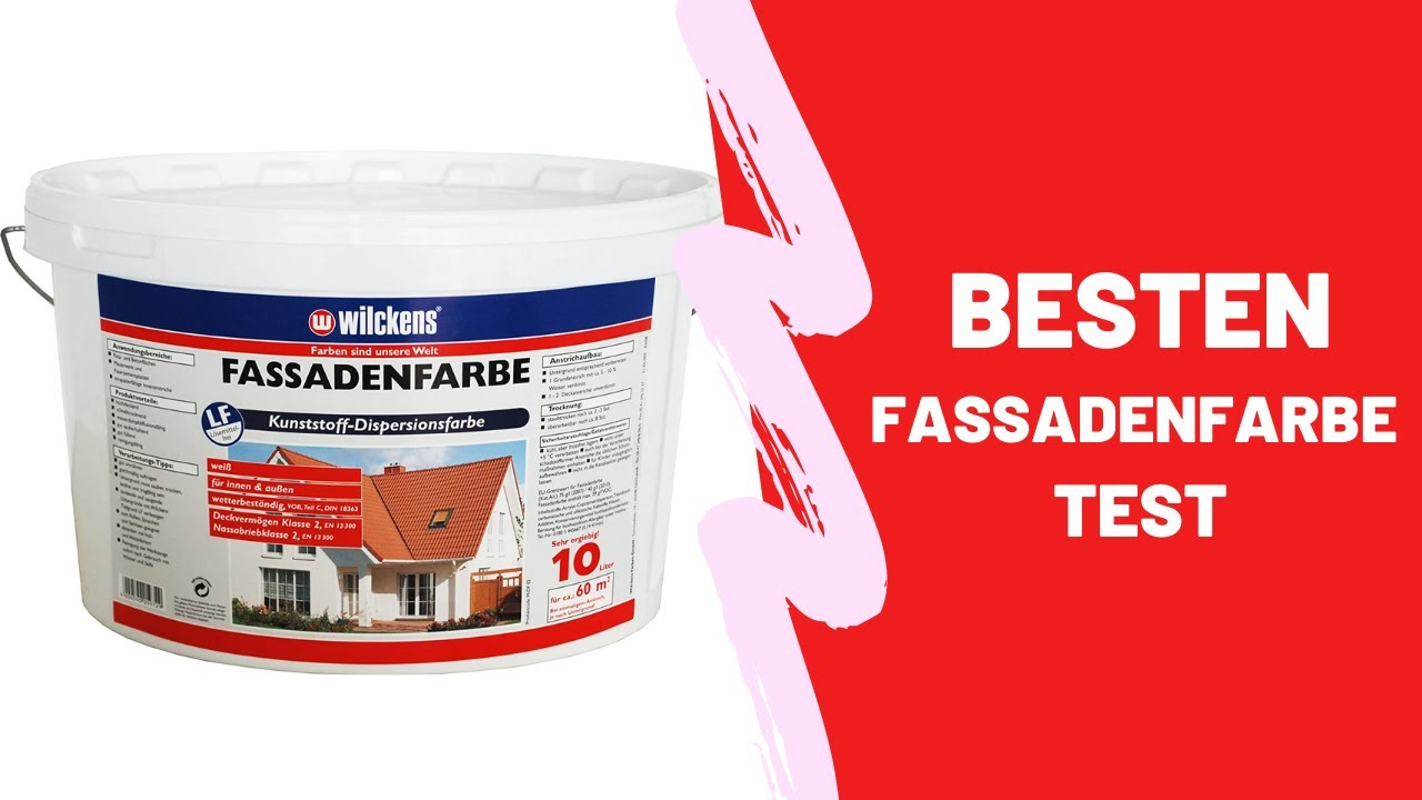 Fassadenfarbe Test Stiftung Warentest
