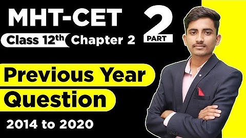 Class 12th Biology Ch2) MHT-CET 2021 / MHT-CET Previous Year Question part2