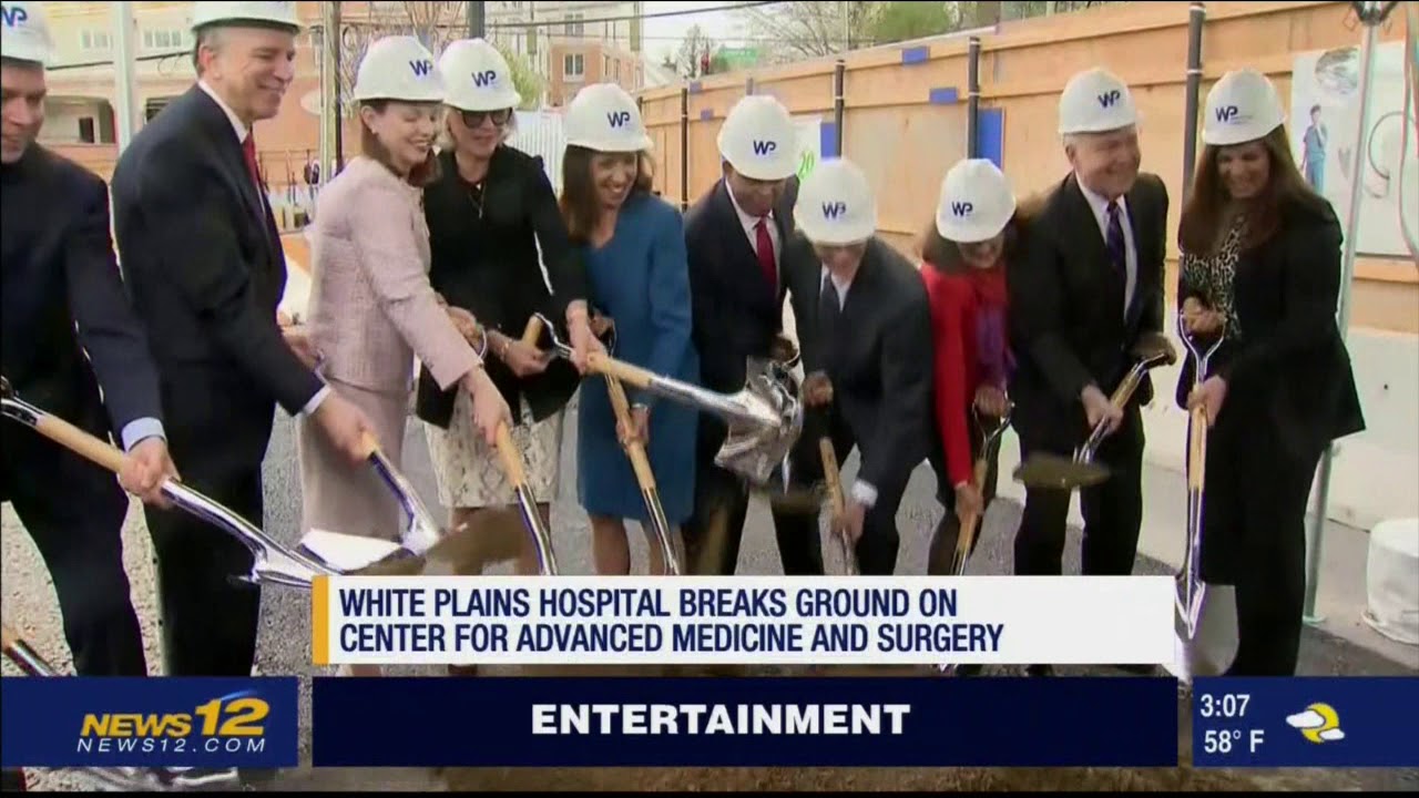 Groundbreaking on the new center for advanced medicine and surgery at