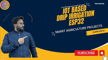IoT Based Drip Irrigation System Using ESP32 | Smart Agriculture Project