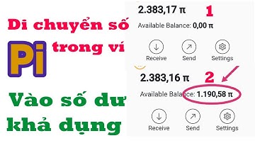 Pi Network | Các bước di chuyển Pi vào số dư khả dụng