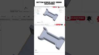 BOTTOM SCISSOR JACK TUTORIAL | SOLIDWORKS