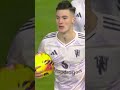 The Ball From Bruno Fernandes, The Finish From Benjamin Sesko 😍
