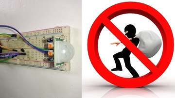 HOME SECURITY ALARM USING PIR MOTION SENSOR