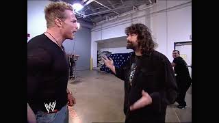 Randy Orton Attacks Mick Foley Backstage Raw February 2 2004