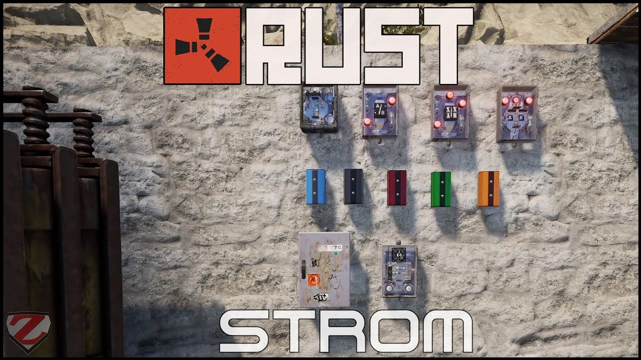 RUST ☢️ Strom Guide ⚡ 01 Was gibt es Alles und Solarpanel in der Praxis ...