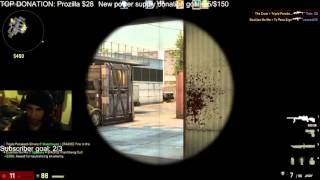 Insane flick through wall scout headshot Cache!