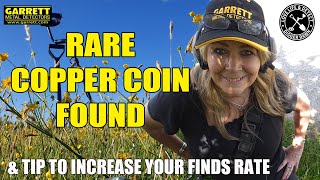 RARE copper coin found I Metal detecting Garrett AT Max