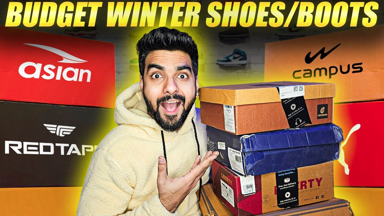 My Top 5 Shoe Picks For Winters!😍 Redtape, liberty, hx london | Lakshay Thakur
