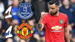 BRUNO FERNANDES IS A LEADER | EVERTON 1-1 MAN UTD