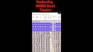 Audacity Tutorial   - audio  Beat Finder #shorts #viral #trending #viral2022 #audacity