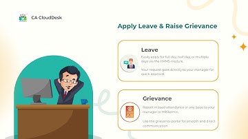 How to Apply Leave in CA Cloud Desk HRMS (Web & Mobile) | Step-by-Step Guide | www.caclouddesk.com