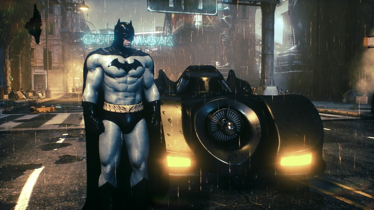 BATMAN: ARKHAM KNIGHT - PS5 Free Roam Gameplay Iconic Grey and Black Batsuit [4K 60 FPS]