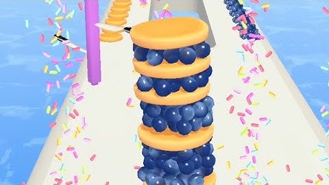 Pancakes Run ASMR Gameplay, Very relaxing and Satisfying All Level Gameplay walkthrough Android IOS