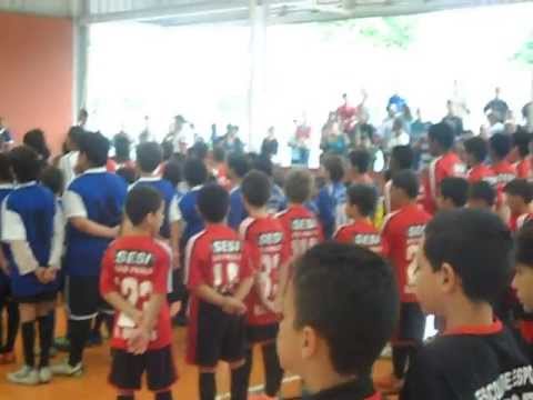 Copa SESI de Futsal 2013 - Hino Nacional ( abertura)