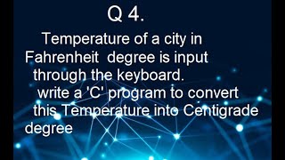 Convert Temperature Fahrenheit to Celsius  | C Programing |  FutureTech9!