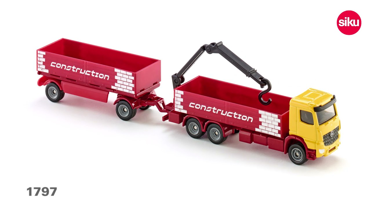Siku 1797 Truck For Construction Material - YouTube