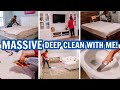 2021 MASSIVE DEEP CLEAN WITH ME! | EXTREME CLEANING MOTIVATION