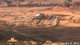 Tesla Gigafactory Progress at the Tahoe Reno Industrial Park - January 2015