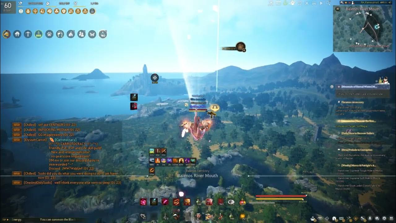 Insane Lahn Flying 5896 Stamina Black Desert Online YouTube