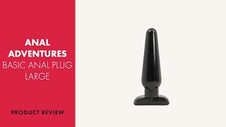 Anal Adventures Basic Anal Plug Large Review | PABO