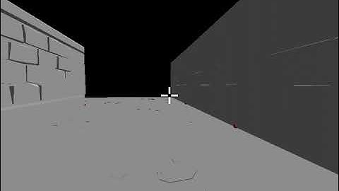 pygame software 3d rendering - randomly generated labyrinth in fps view - test 2