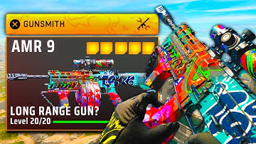 The BEST LONG RANGE Gun in Warzone! 🔥 AMR 9 Loadout
