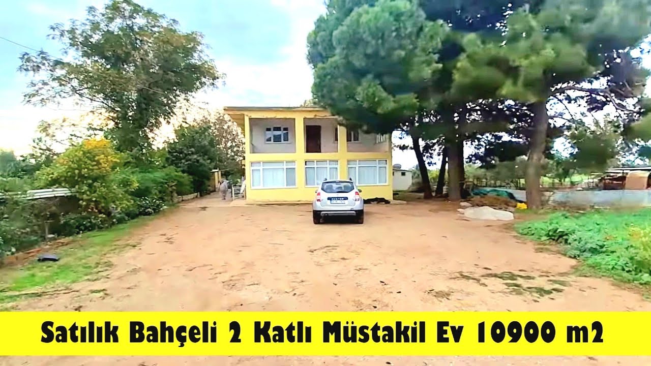 (Satış dışı) Ayvacık ta Büyük Bahçeli 2 Katlı Müstakil Ev 10900 m2