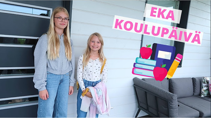 EKA KOULUPÄIVÄ | KOULUTARVIKKEIDEN ESITTELYÄ