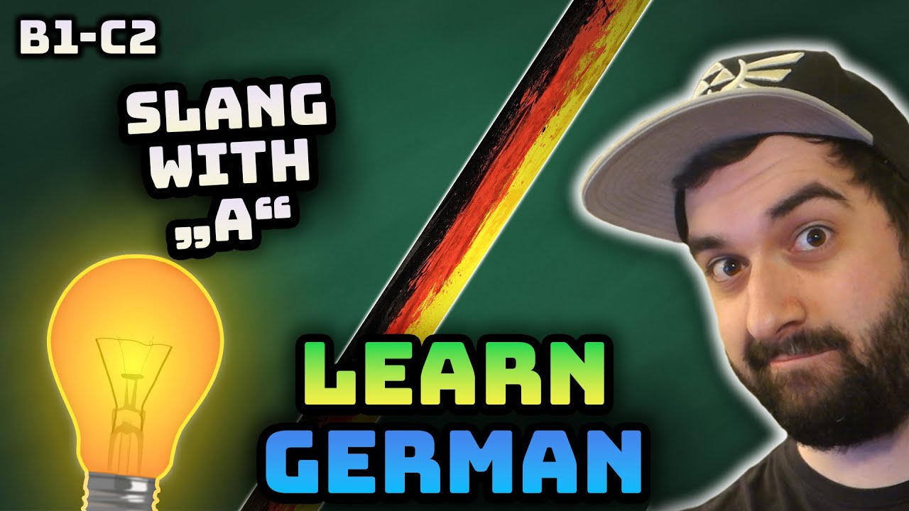 German Urban Dictionary Top Slang and Colloquial Words with A