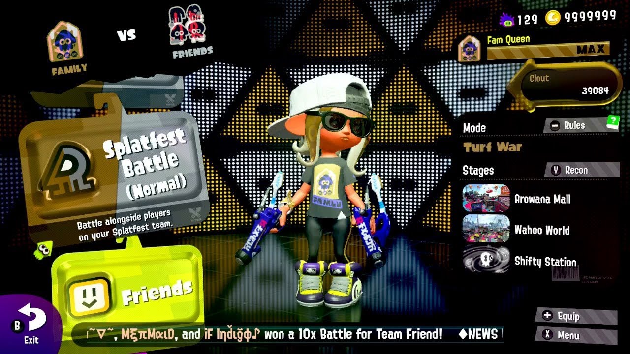 Splatoon 2 - Splatfest #20 (Family vs. Friends)