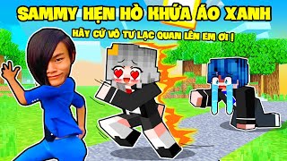 SAMMY THỬ THÁCH 24H HẸN HÒ CÙNG KHỨA ÁO XANH TRONG MINECRAFT