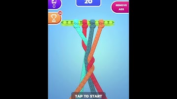 Tangle Master 3D Level 146 to 150 | Walkthrough Solution
