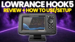 Lowrance Hook Reveal 5 SplitShot How to Use, Setup & Review: Best Compact Fish Finder