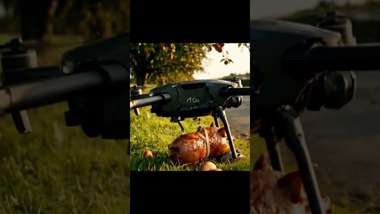 Drone Delivers Roasted Pig… But Flies Straight Into a Wasp Nest! 