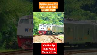 Hunting Kereta Api Indonesia Meliuk-liuk Rel gongsol #train #keretaapi #kai