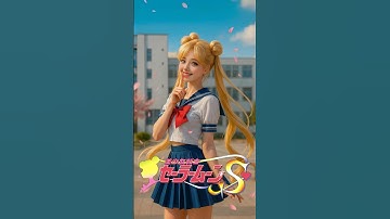 ✨ Sailor Moon Becomes Real | Stunning AI Transformation 🌙✨ #shorts #sailormoon #aiart