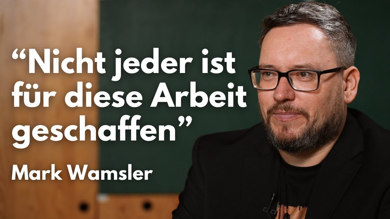 Brennpunkt- und Sonderschule: Wie läuft die Arbeit wirklich ab? | Lehrer und Autor Mark Wamsler