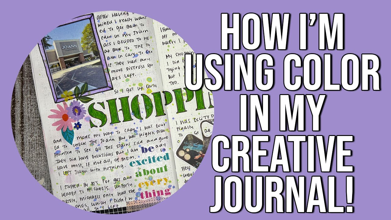 I'm Having Fun Using Color in My Creative Journal