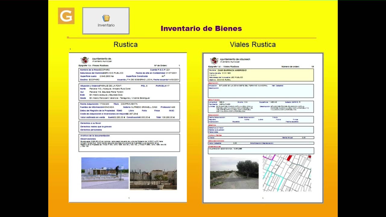 Inventario de Bienes - YouTube