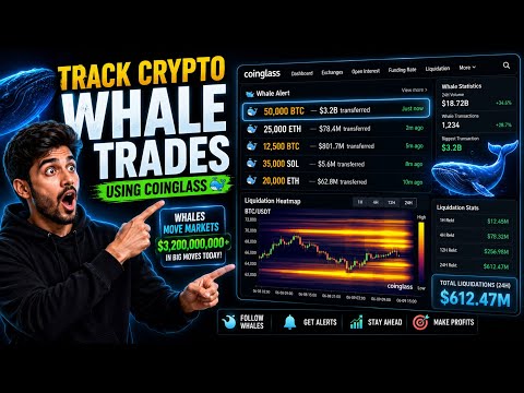 How to Track Crypto Whale Trades on Coinglass Before Price Moves 🚀 🔥 