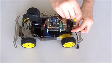 Assemble XiaoR Geek Donkey Car Raspberry Pi Robot Step 11: Install the Bumpers