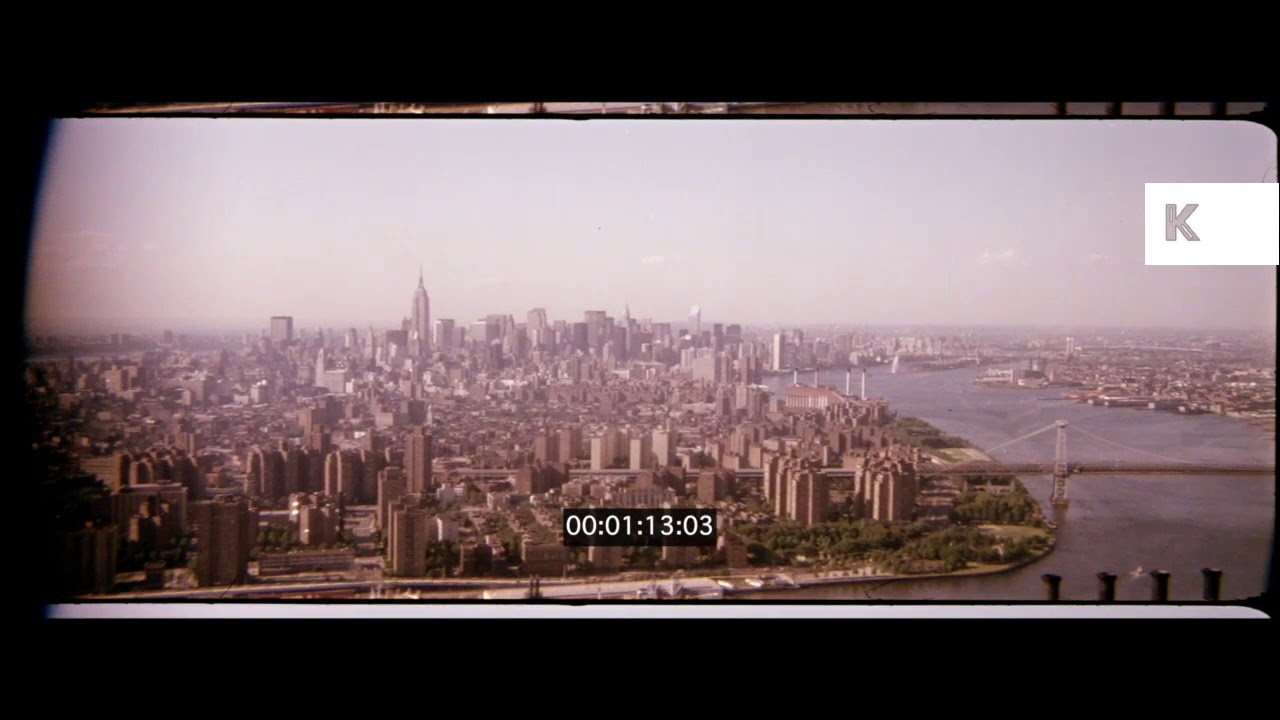 1980s, Aerials Of New York City, 35mm - YouTube