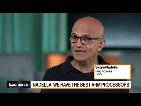 Microsoft CEO Nadella on AI Plans, Fostering Competition