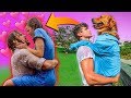 RECREATING ICONIC COUPLE PICS WITH MY DOG! *HILARIOUS*