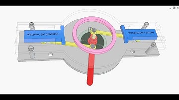 Flat spiral spring self-centering fixture