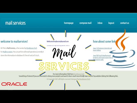 Mail Service  Application project using #Java,#Servlet,#Jsp,#Js #oracle with source code. 🔥🔥