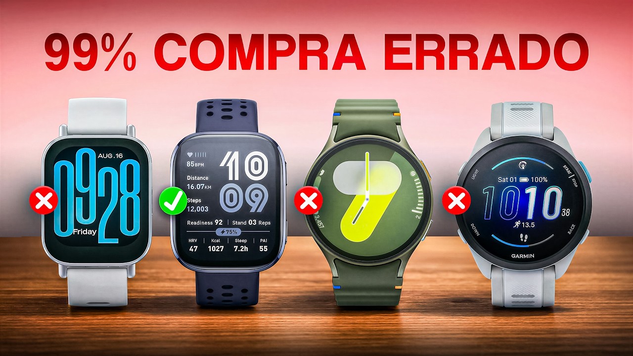 TOP 7 SMARTWATCHES para Comprar SEM ERRO em 2026 (90% se ARREPENDE!)